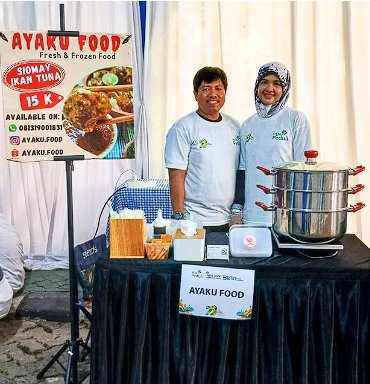 Dokumentasi kegiatan dan booth Ayaku Food